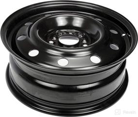 img 2 attached to 🔧 Dorman 939-243 17 x 6.5 In. Black Steel Wheel - Compatible with Chrysler/Dodge Models