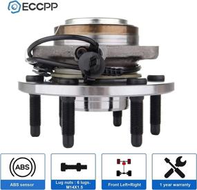 img 3 attached to 🔧 ECCPP Chevy GMC Cadillac Front Wheel Hub Bearing Assembly 6-Lug for Escalade Suburban 1500 Tahoe Yukon XL 1500 Avalanche Silverado 1500 Sierra 1500 W/ABS 2x4 2WD 515097 - Enhanced SEO