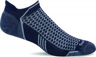 sockwell men's incline micro moderate compression socks: comfort and support for active feet! logo