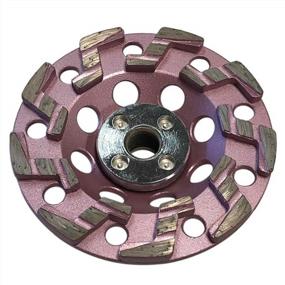 img 3 attached to 4.5" Aggressive Anti-Vibration Grinding Diamond Cup Wheels For Concrete And Masonry, 18/20 Grit, 5/8" - 11 Threaded Arbor