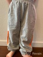 img 1 attached to Black5080 Gray5073 Toddler Athletic Dinosaur Sweatpants Boys' Clothing in Pants review by Dominic Ceo