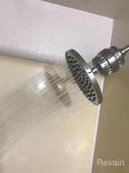 img 1 attached to Experience Luxurious Showers With Classical Round Rain Shower Head - 8-Inch Rainfall, Stainless Steel Back, And Full Chrome Finish! review by Get Maldonado