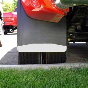 img 1 attached to 🚜 High-Performance 20 Inch Rear Dually Mud Flap with Durable Stainless Steel Weight