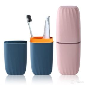img 4 attached to Toothbrush Portable Multifunctional Toothpaste Organizer