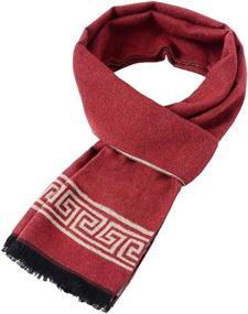 img 4 attached to Cashmere Womens Fashion Tassel Scarf（80 7X25 6 Women's Accessories - Scarves & Wraps