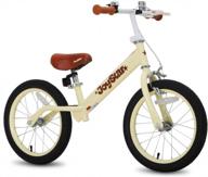 14/16 inch balance bike for kids ages 3-8 years old boys and girls with handbrake - joystar no pedal training bicycle логотип