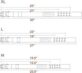 img 3 attached to Высококачественный элитный ошейник для военных собак "High-Quality Elite Sparker" 1.5" - регулируемое металлическое кольцо D и пряжка - идеально подходит для средних и больших служебных собак.