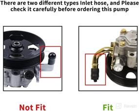 img 3 attached to 🔧 A-Premium Power Steering Pump with Pulley for 2005-2009 Hyundai Tucson & 2005-2010 Kia Sportage V6 2.7L - High Quality Replacement