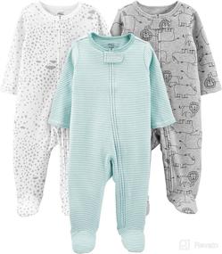 img 1 attached to Simple Joys Carters Neutral Elephant Apparel & Accessories Baby Boys best: Clothing