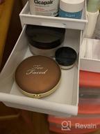 img 1 attached to Organize Your Beauty Essentials With Our Elegant Makeup Desk Drawer Organizer In Blue review by Victor Ewing