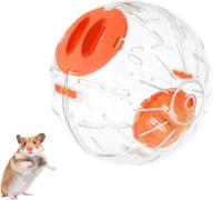 enhance your hamster's activity with wishlotus hamster exercise ball - 5.51 inch transparent running wheel for dwarf hamsters, relieves boredom and boosts mental stimulation logo