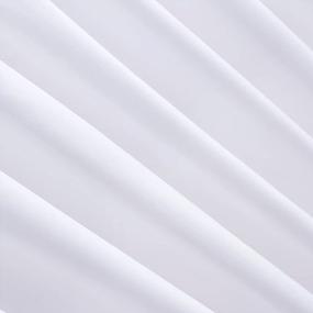 img 1 attached to 10Ft X 10Ft White Backdrop Curtain For Wedding, Valentine'S Day, New Year & Baby Show Photography