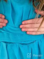 картинка 1 прикреплена к отзыву Платье с разработкой из шифона с элементами дизайна на плечиках для девочек Carat Chiffon Flutter Sleeves Dresses. от Tina Jones