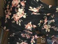 img 1 attached to Floral Print Cold Shoulder Mommy And Me Dresses With Ruffle And Backless Design For Summer Beach Midi Dress By PopReal review by Erica Wilson