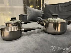 img 5 attached to Ikea 5-Piece Saucepan Set with Glass Lid - Induction Compatible Stainless Steel