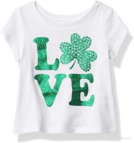 img 3 attached to 🍀 The Children's Place Girls' Baby and Toddler St. Patrick's Day Graphic Tee: Adorable Green Attire for Festive Celebrations!
