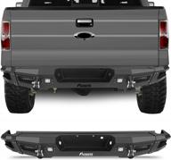 upgraded steel rear bumper with led lights and d-rings for 2009-2014 ford f-150 by findauto logo