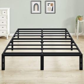 img 4 attached to Effortless Assembly With Heavy-Duty GreenForest Queen Bed Frame: No Screws, No Box Spring Required!