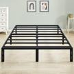 effortless assembly with heavy-duty greenforest queen bed frame: no screws, no box spring required! logo