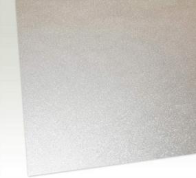 img 1 attached to Sparkling Frost White Privacy Static Cling Decorative Window Film - 36In X 14Ft By BDF 1SPWH