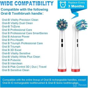 img 3 attached to 🪥 Upgrade Your Oral Hygiene with HOMMYARK Replacement Toothbrush Cross Clean