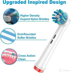 img 1 attached to 🪥 Upgrade Your Oral Hygiene with HOMMYARK Replacement Toothbrush Cross Clean