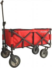 img 4 attached to Effortlessly Transport Your Load With EasyGoWagon 2.0 – Red Folding Wagon