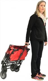 img 1 attached to Effortlessly Transport Your Load With EasyGoWagon 2.0 – Red Folding Wagon