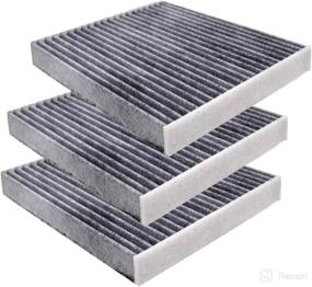 img 2 attached to 🔄 3-Pack BW285 Cabin Air Filter Replacement kit (CF10285, CP285 Compatible)