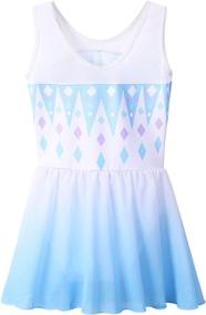 img 3 attached to BAOHULU Active Dancing Cosplay Cerulean Girls' Clothing for Toddlers