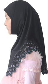 img 3 attached to Modest Beauty Children Headscarf Muslim Girls' Accessories ~ Cold Weather