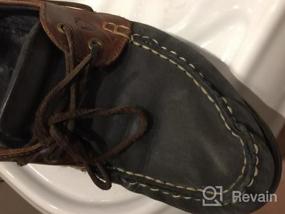 img 5 attached to Кожаные мужские туфли "Quayside Clipper", коричневого каштанового цвета.