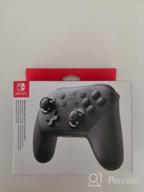 img 1 attached to Nintendo Switch Pro Controller gamepad, black review by Aneta Traczyk ᠌