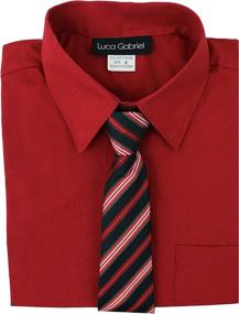 img 2 attached to Luca Gabriel Toddler Sleeve Formal Boys' Clothing : Tops, Tees & Shirts