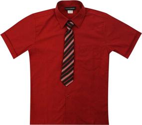 img 3 attached to Luca Gabriel Toddler Sleeve Formal Boys' Clothing : Tops, Tees & Shirts