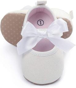 img 2 attached to Step into Elegance with Timatego Newborn Toddler Wedding Princess Girls' Shoes - Flats that Dazzle