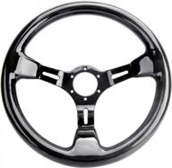360mm carbon fiber racing steering wheel - hiwowsport bolt design logo