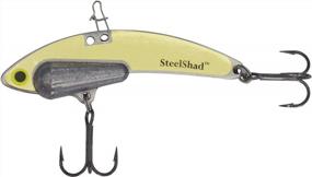 img 4 attached to SteelShad - Heavy Series 1/2 Oz. Bass Fishing Lures - Lipless Crankbait For Freshwater Fishing - Perfect For Smallmouth & Largemouth Bass, Walleye, Pike & Trout - Heavy Series