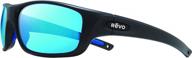 jasper polarized sunglasses with large rectangle wrap frame and crystal glass lens for enhanced vision logo