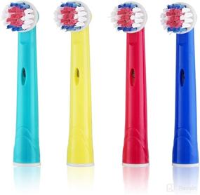 img 4 attached to Colored Compatible Electric Toothbrush Bristles