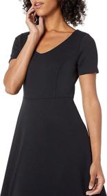 img 2 attached to 👗 Lark Ro Women's Textured Bateau Dresses: Elegant and Stylish Women's Clothing