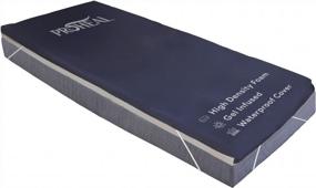img 4 attached to Bariatric Hospital Bed Gel Topper - Prevent And Treat Bed Sores - High Density And Resilient Foam Mattress Topper - Pressure Redistribution - 48" X 76" X 4