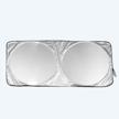 tinpec automotive windshield sun shade - blocks heat & sun, fits most cars/trucks (63x33.8") logo