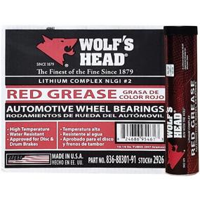 img 4 attached to 🐺 Wolf's Head Red Grease NLGI #2 – Long-lasting Lubricant for Industrial Machinery (Pack of 10 x 14 Oz Tubes)