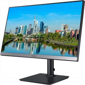 img 2 attached to SAMSUNG 24 Inch LF24T650FYNXGO Computer Monitor with Height Adjustment, 75Hz Refresh Rate, IPS Panel, and HDMI Connectivity