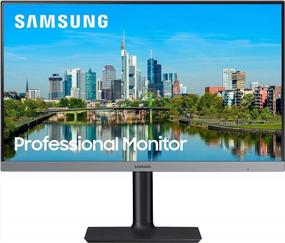 img 4 attached to SAMSUNG 24 Inch LF24T650FYNXGO Computer Monitor with Height Adjustment, 75Hz Refresh Rate, IPS Panel, and HDMI Connectivity