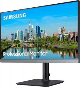 img 3 attached to SAMSUNG 24 Inch LF24T650FYNXGO Computer Monitor with Height Adjustment, 75Hz Refresh Rate, IPS Panel, and HDMI Connectivity