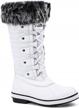 aleader womens cold weather winter boots, waterproof snow boots logo