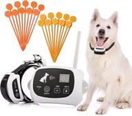 🐶 nobeka wireless dog fence: effective pet containment system with collar receiver - harmless, waterproof, rechargeable & adjustable control range of 1640ft logo