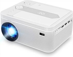img 4 attached to Impecca VP-200W LED Home Theater Projector With DVD Player, 1080P HDMI, 120" Projection & Stereo Speakers - White